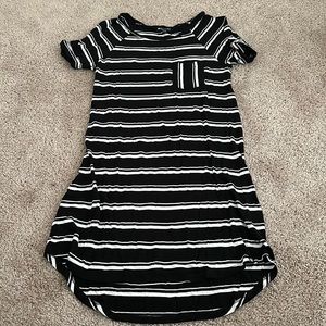 Striped T-shirt dress
